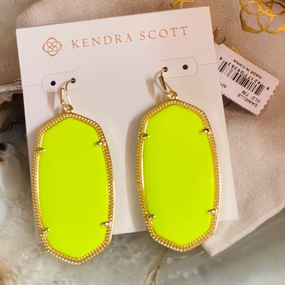 Kendra Scott neon earrings - Picture 2 of 8